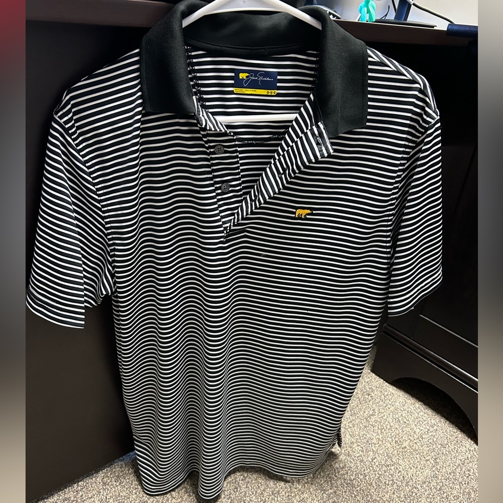 Jack Nicklaus striped polo size M